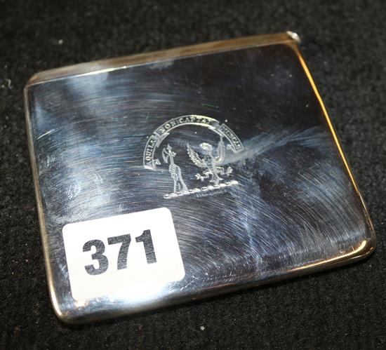 Silver card case
